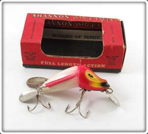 Vintage W. J. Jamison Red & White Wig L Twin Lure In Box 1800