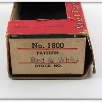W. J. Jamison Red & White Wig L Twin In Box