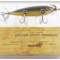 Vintage South Bend Underwater Minnow Lure 905 GCB In Box