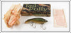Vintage Heddon Green Scale Tadpolly Lure In Intro Box