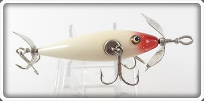 Vintage Pflueger Red & White Neverfail Minnow Lure 3168