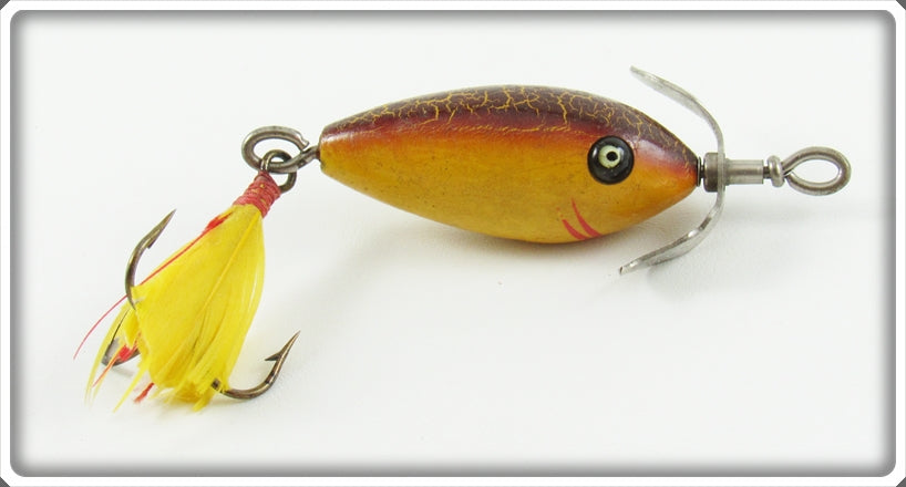 Shakespeare Sienna Brown And Yellow Fancy Back 00FS Underwater Minnow 