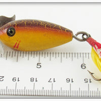 Shakespeare Sienna Brown And Yellow Fancy Back 00FS Underwater Minnow