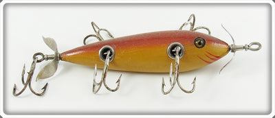 Shakespeare Sienna Brown & Yellow Fancy Back 44 Underwater Minnow Lure