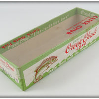 Creek Chub Silver With Red Lines Jointed Pikie In Box 2600 FS Special