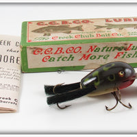 Vintage Creek Chub Frog Spot Dingbat Lure In Box 5119
