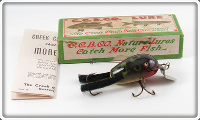 Vintage Creek Chub Frog Spot Dingbat Lure In Box 5119