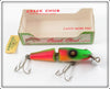 Creek Chub Rainbow Fire Jointed Midget Pikie Lure In Box 4231 