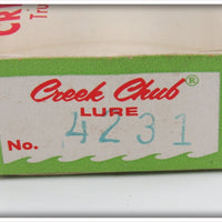 Creek Chub Rainbow Fire Jointed Midget Pikie In Box 4231