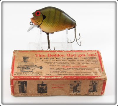 Heddon Rockbass Punkinseed Floater Lure In Box 740 ROB 