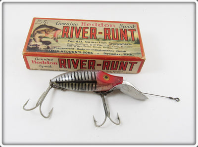 Heddon Silver Shore Early Scoop Lip Go Deeper River Runt In Correct Box