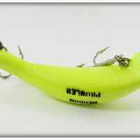 Heddon Uncatalogued Yellow Anchovy Prowler In Correct Box 7025 YF