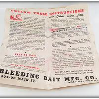 Bleeding Bait Mfg Co Shad Bleeder Bait In Box