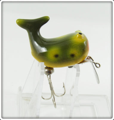 Vintage Heddon Frog Spot Hi Tail Lure 305 F 