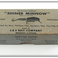 Vintage L&S Bait Company Shiner Minnow Empty Lure Box