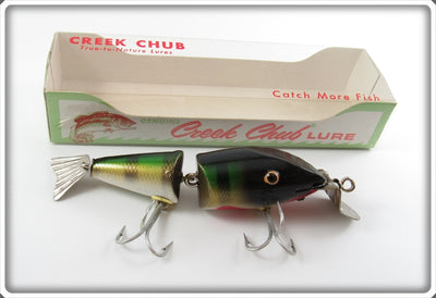 Vintage Creek Chub Perch Wigglefish Lure In Box 2401 W
