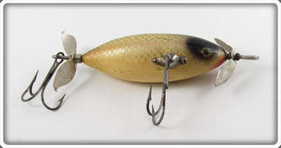 Vintage Heddon Shiner Scale SOS Sink Or Swim Minnow Lure 149P