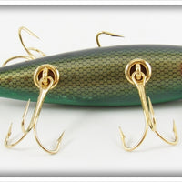 Winchester 2001 Gold Scale Black Back Green Belly Minnow In Box