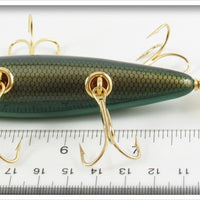 Winchester 2001 Gold Scale Black Back Green Belly Minnow In Box