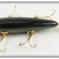 Winchester 2001 Gold Scale Black Back Green Belly Minnow In Box