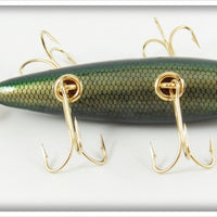 Winchester 2001 Gold Scale Black Back & Belly Minnow In Box A3