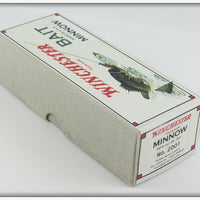 Winchester 2001 Gold Scale Black Back & Belly Minnow In Box A3