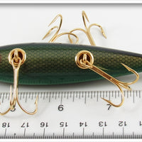 Winchester 2001 Gold Scale Black Back Green Belly Minnow In Box