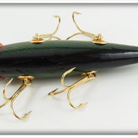 Winchester 2001 Gold Scale Black Back Green Belly Minnow In Box