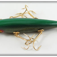 Winchester 2001 Gold Scale Black Back Green Belly Minnow In Box