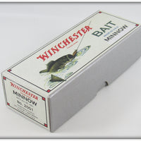Winchester 2001 Gold Scale Black Back Green Belly Minnow In Box