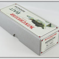 Winchester 2001 Gold Scale Black Back Green Belly Minnow In Box