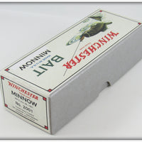 Winchester 2001 Gold Scale Black Back Green Belly Minnow In Box