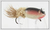 Vintage Shakespeare Red & Black Balsa Mouse Lure
