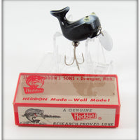 Vintage Heddon Black Hi Tail Lure In Box 305 B
