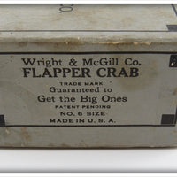 Wright & McGill Co Flapper Crab Empty Box