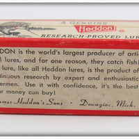 Heddon Frog Black Eye Shadow Hi Tail In Box 305 F