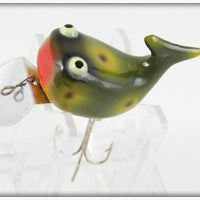 Heddon Frog Black Eye Shadow Hi Tail In Box 305 F