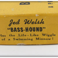 Jed Welsh Yellow Black Ribs Bass Hound In Box