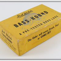 Jed Welsh Yellow Black Ribs Bass Hound In Box