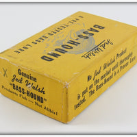 Jed Welsh Yellow Black Ribs Bass Hound In Box