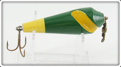 The King Spiral Co Green, Yellow & Silver King Spiral Lure 