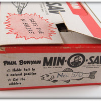 Paul Bunyan Min-O-Sav Dealer Display Box of 24 Hooks On Cards