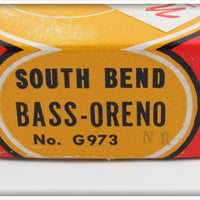 South Bend Neon Red Bass Oreno In Box G973 NR