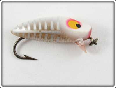 Vintage Heddon White Shore Runtie Spook Lure