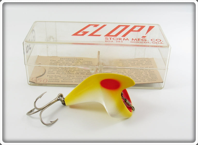 Vintage Storm Mfg Co Yellow Glop In Box G50