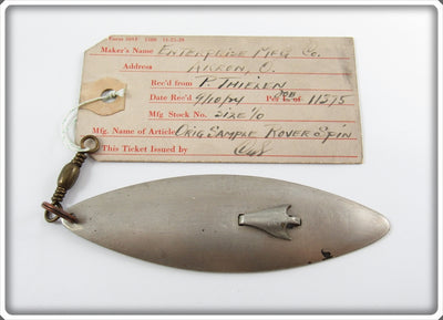 Pflueger Enterprise Mfg Co Rover Spin Sample Lure With Card