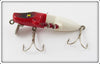 Beaver Bait Co Red & White Old Fighter