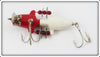 Beaver Bait Co Red & White Old Fighter