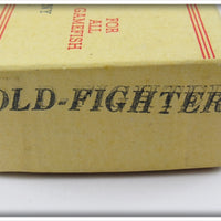 Beaver Bait Co Red & White Old Fighter In Box