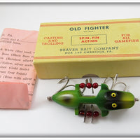 Beaver Bait Co Frog Finish Old Fighter In Box